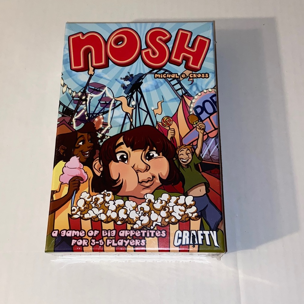 Crafty Brand Nosh Card Game Designed by Michal E. Cross